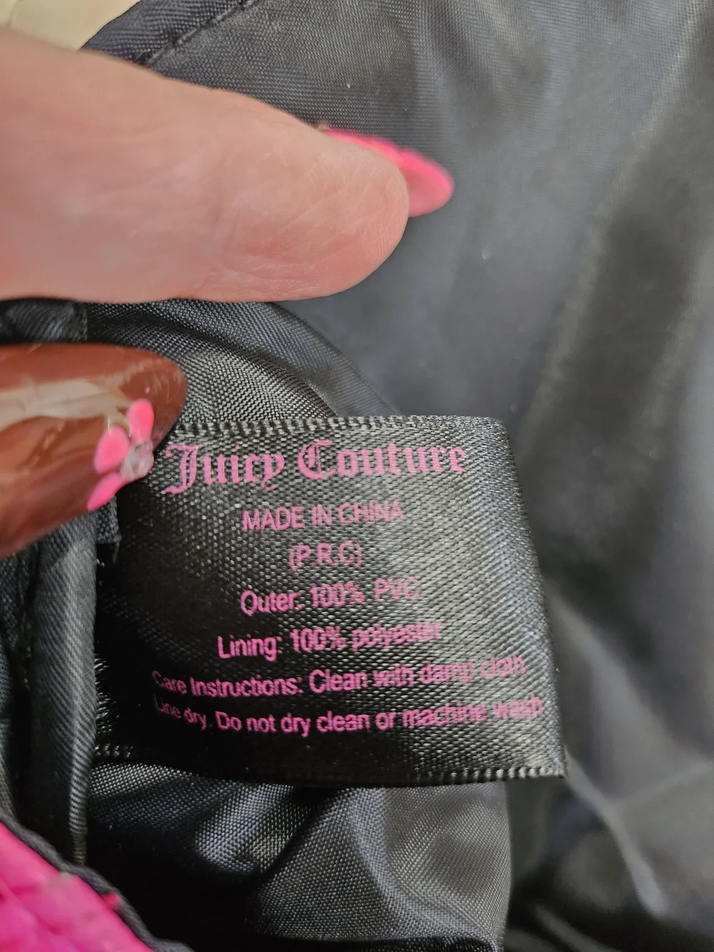 Juicy Couture Pink Envelope Clutch